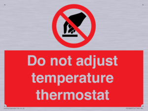 PV10445: Do not adjust temperature thermostat