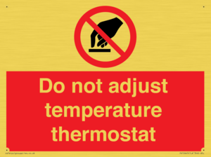 PV10445: Do not adjust temperature thermostat