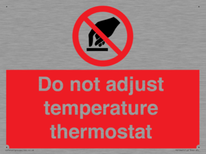PV10445: Do not adjust temperature thermostat