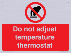 PV10445: Do not adjust temperature thermostat