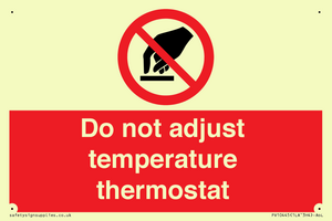 PV10445: Do not adjust temperature thermostat