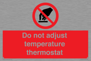 PV10445: Do not adjust temperature thermostat