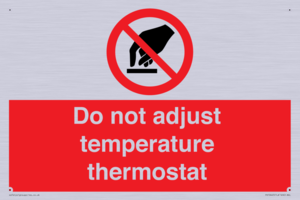 PV10445: Do not adjust temperature thermostat