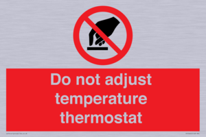 PV10445: Do not adjust temperature thermostat