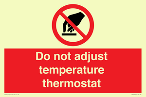 PV10445: Do not adjust temperature thermostat