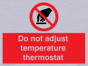 PV10445: Do not adjust temperature thermostat