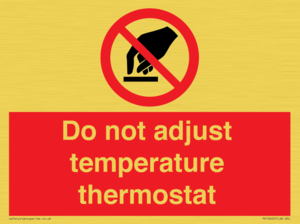 PV10445: Do not adjust temperature thermostat