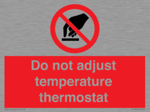 PV10445: Do not adjust temperature thermostat