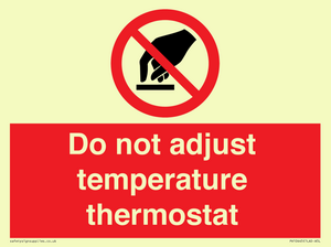 PV10445: Do not adjust temperature thermostat