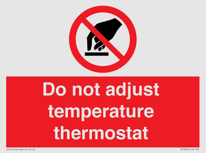 PV10445: Do not adjust temperature thermostat