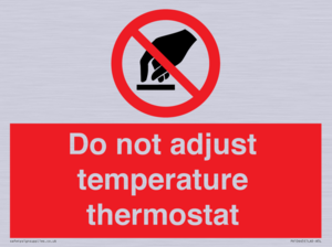 PV10445: Do not adjust temperature thermostat