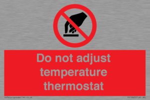 PV10445: Do not adjust temperature thermostat