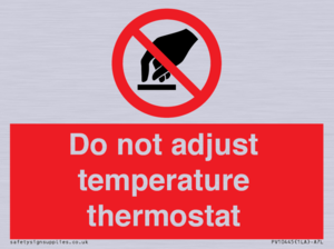 PV10445: Do not adjust temperature thermostat