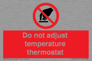 PV10445: Do not adjust temperature thermostat