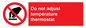 PV10445: Do not adjust temperature thermostat