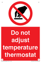 PV10445: Do not adjust temperature thermostat