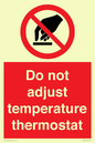 PV10445: Do not adjust temperature thermostat