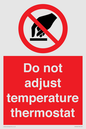 PV10445: Do not adjust temperature thermostat
