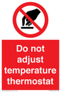 PV10445: Do not adjust temperature thermostat