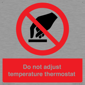 PV10445: Do not adjust temperature thermostat