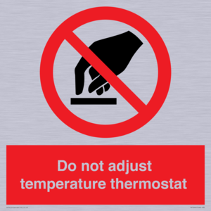 PV10445: Do not adjust temperature thermostat