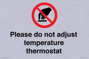 PV10486: Please do not adjust temperature thermostat