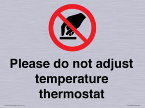PV10486: Please do not adjust temperature thermostat