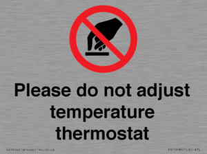 PV10486: Please do not adjust temperature thermostat