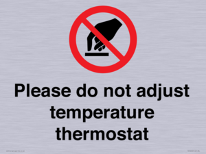 PV10492: Please do not adjust temperature thermostat