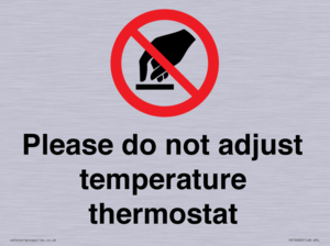 PV10492: Please do not adjust temperature thermostat