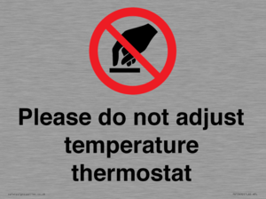 PV10492: Please do not adjust temperature thermostat