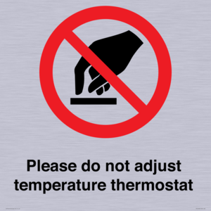 PV10492: Please do not adjust temperature thermostat