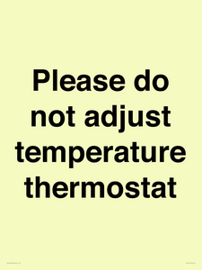 PV10511: Please do not adjust temperature thermostat