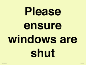 PV10513: Please ensure windows are shut