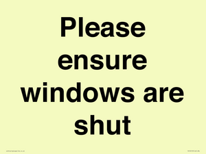 PV10513: Please ensure windows are shut