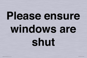 PV10513: Please ensure windows are shut