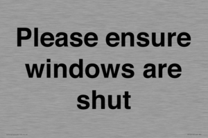 PV10513: Please ensure windows are shut