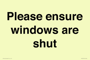 PV10513: Please ensure windows are shut