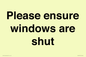 PV10513: Please ensure windows are shut