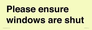 PV10513: Please ensure windows are shut