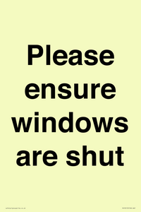PV10513: Please ensure windows are shut
