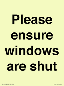 PV10513: Please ensure windows are shut