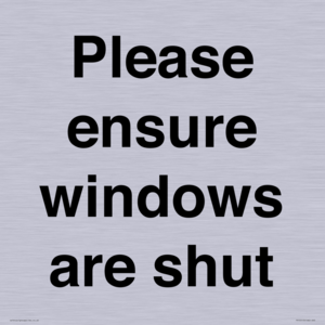 PV10513: Please ensure windows are shut