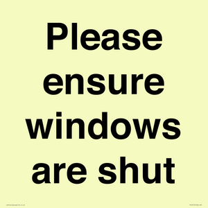 PV10513: Please ensure windows are shut