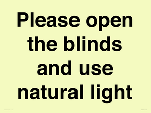 PV10515: Please open the blinds and use natural light