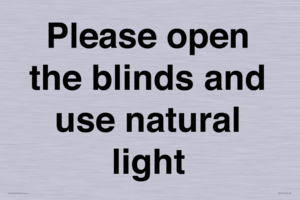PV10515: Please open the blinds and use natural light