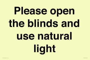 PV10515: Please open the blinds and use natural light