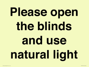 PV10515: Please open the blinds and use natural light