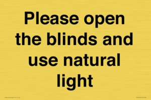PV10515: Please open the blinds and use natural light