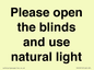 PV10515: Please open the blinds and use natural light
